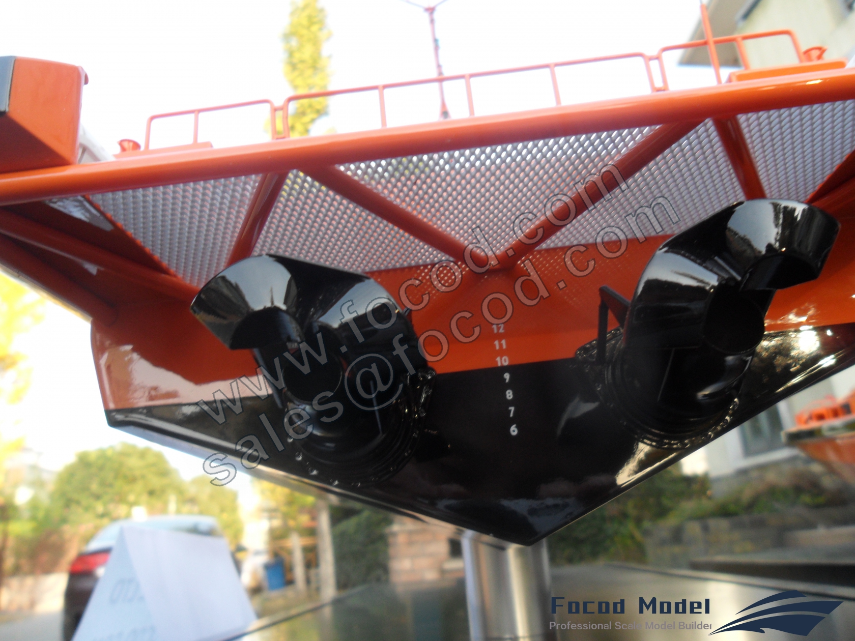 customized model of Search and Rescue boat